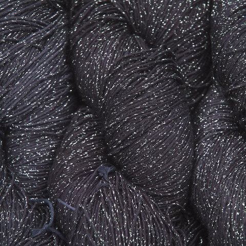 Aubergine - Silver <BR> Rayon Metallic-f
