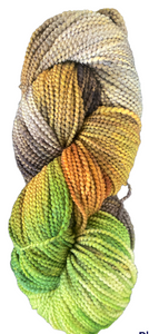 Willow beaded merino wool yarn
