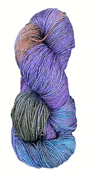 Water Hyacinth rayon metallic yarn 11 oz skein