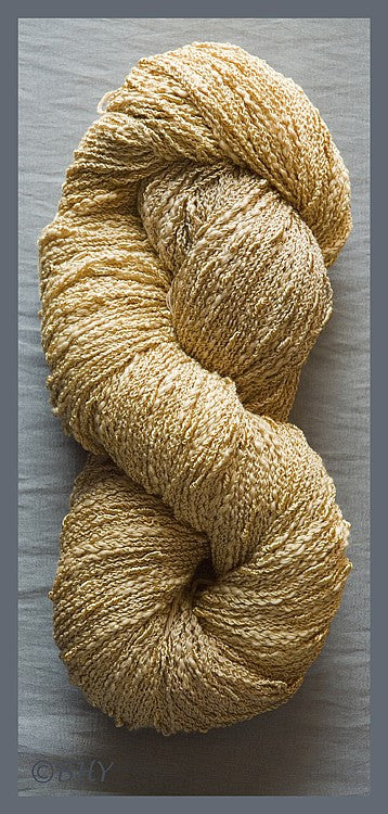 Antique Gold Cotton Rayon Seed Yarn