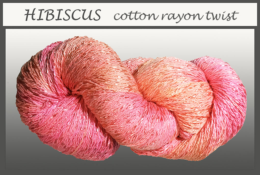 Hibiscus Cotton Rayon Twist Yarn