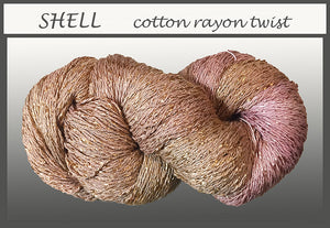 Shell Cotton Rayon Twist Yarn