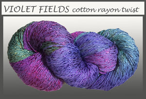 Violet Fields Cotton Rayon Twist Yarn