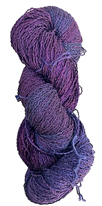 Dp Eggplant soft twist rayon yarn with broken thread