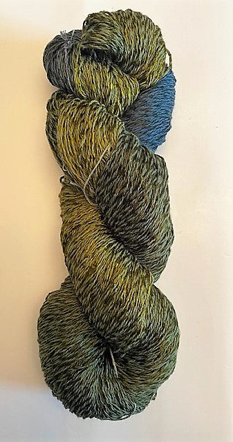 Deep Forest cotton/rayon twist lace yarn