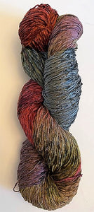 Deep Mossy Place rayon chenille yarn