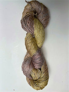 Flax"  subtly metallic" rayon metallic yarn