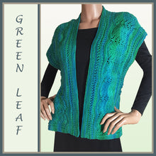 Green Leaf Wool Vest