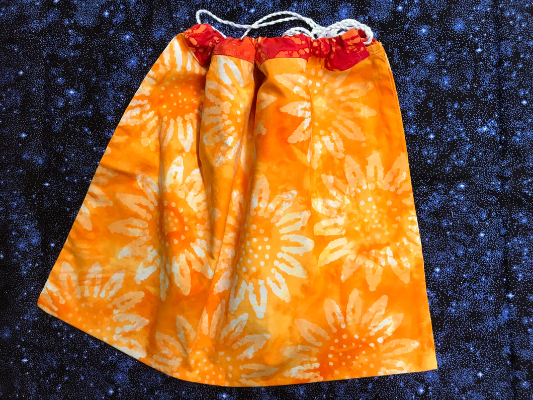 Batik Cotton Bag: Sunflower