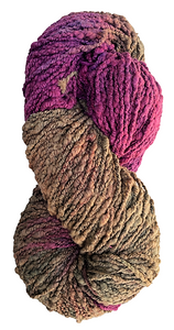 Purple Meadow cotton slub yarn