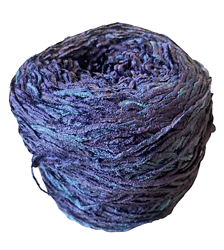 Purple Haze rayon chenille yarn