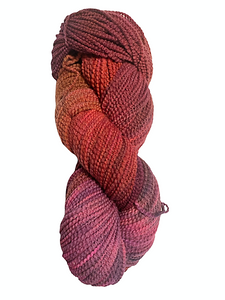 Red Cliff merino beaded wool yarn