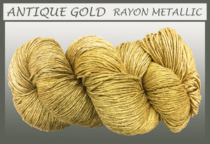 Antique Gold Rayon Metallic Yarn