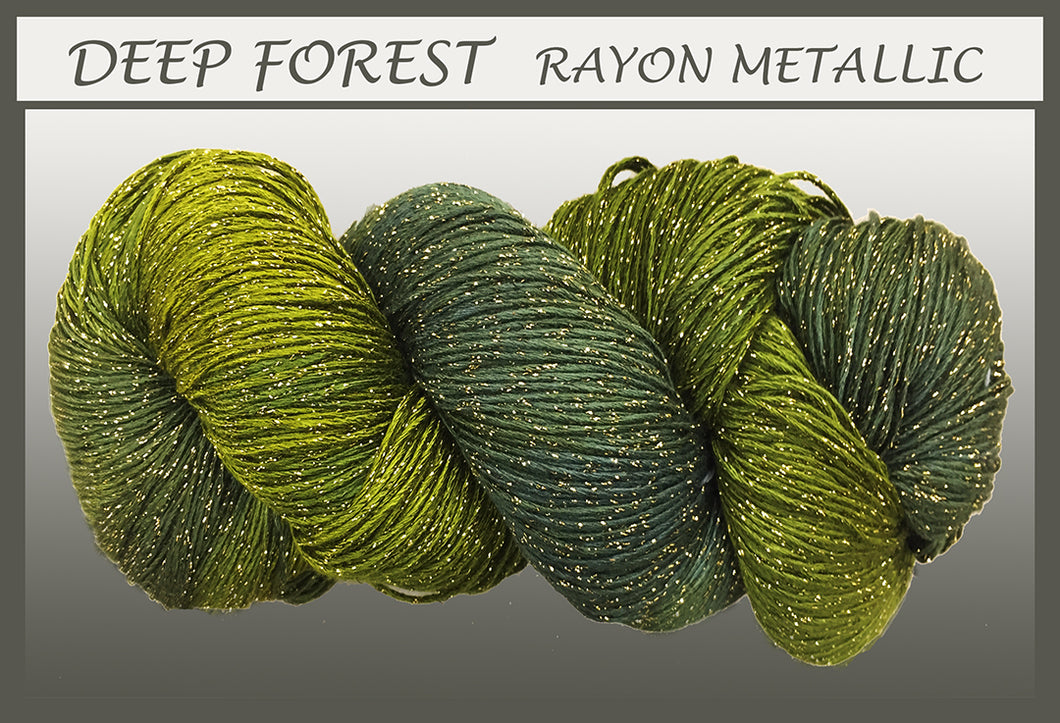 Deep Forest Rayon Metallic Yarn