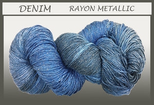 Denim Rayon Metallic Yarn