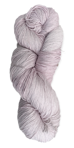 Soft Rose/silver rayon metallic yarn 10 oz skein