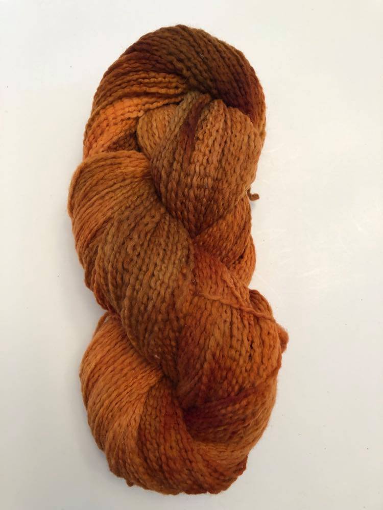 Terra Cotta soft twist wool yarn