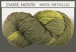 Dark Moon Wool Metallic Yarn