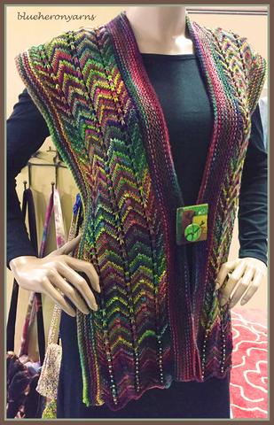 Rainbow Scarf/Pin: Forest