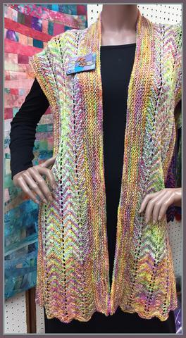 Rainbow Scarf: Harvest Scarf and Butterfly Chase Pin